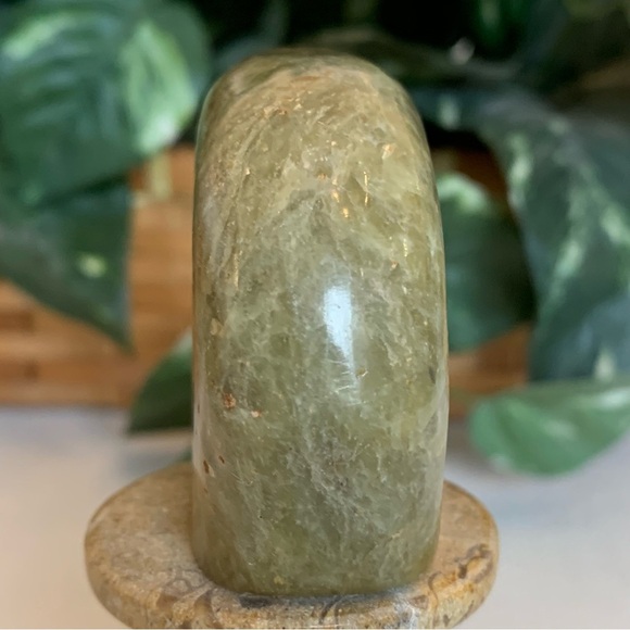 Native American Carved Buffalo Bison Fetish Figure Carving Green Stone Animal 3" - Picture 8 of 16